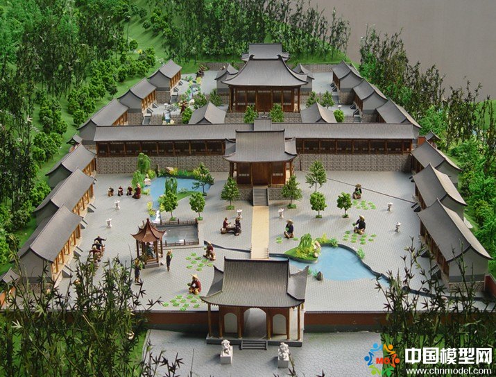 古建筑模型，古建沙盤模型