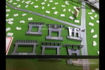 高速公路沙盤，橋梁隧道沙盤模型