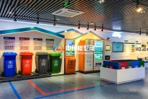 垃圾分類處理沙盤模型，垃圾分類展示教育沙盤模型